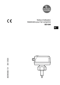 Notice IFM SD1540 Датчик потока