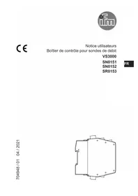 Notice IFM SN0152 Boîtier de contrôle industriel