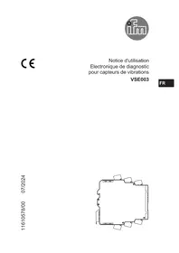 Notice IFM VSE003 Appareil de diagnostic électronique