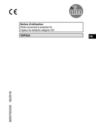 Notice IFM VSP02A Capteur de vibrations