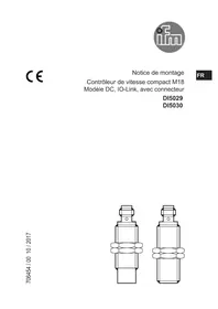 Notice IFM DI5029 Capteur de vitesse