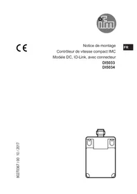 Notice IFM DI5033 Contrôleur de vitesse