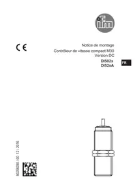 Notice IFM DI520A Contrôleur de vitesse