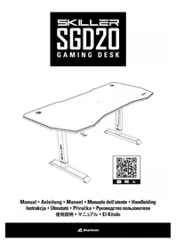 Notice Sharkoon SKILLER SGD20 Bureau
