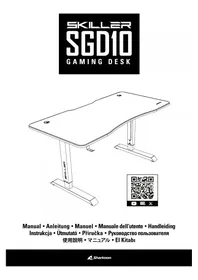 Notice Sharkoon SKILLER SGD10 Bureau