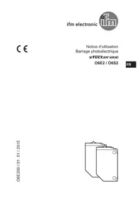 Notice IFM O6E202 Capteur de porte/fenêtre