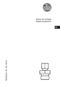 Notice IFM E40262 Accessoire pour robinetterie