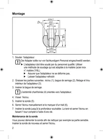Notice IFM E30108 Sonde industrielle