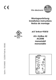 Notice IFM AC2048 Interface