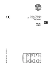 Notice IFM AC2413 Répartiteur industriel