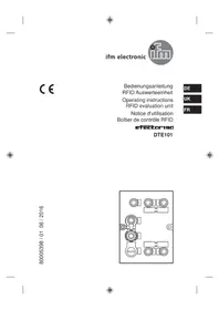 Notice IFM DTE101 Industriesteuergehäuse