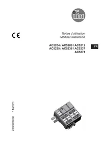 Notice IFM AC5209 Composant électronique