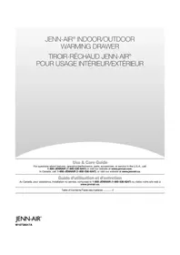 Notice JENN-AIR JWD3030EP Tiroir et armoire chauffants