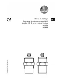Notice IFM DI5031 Contrôleur de vitesse