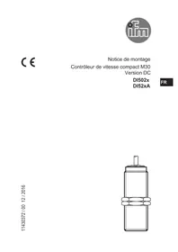 Notice IFM DI5026 Capteur de vitesse