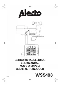 Notice ALECTO WS5400 Station Météo