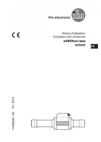 Notice IFM SD9000 Compteur d'air comprimé