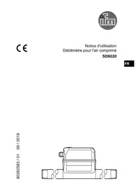 Notice IFM SD6020 Датчик потока
