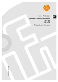 Notice IFM ANT430 Système RFID