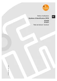 Notice IFM DTI431 Système RFID