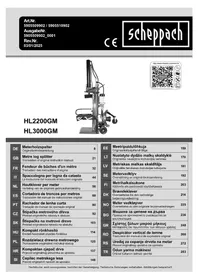 Notice SCHEPPACH HL3000GM Rozdružovač
