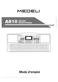 Notice Medeli AW830 Clavier