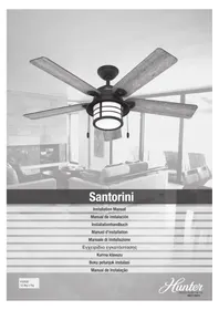 Notice HUNTER SANTORINI Ventilateur