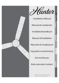 Notice HUNTER FLIGHT Ventilateur