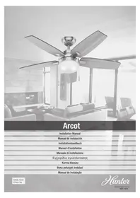 Notice HUNTER ARCOT Ventilateur