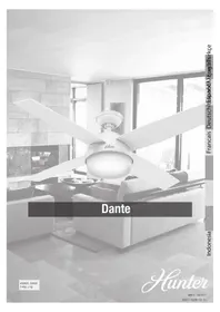 Notice HUNTER DANTE Ventilateur
