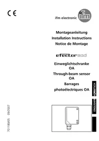 Notice IFM OA5101 Beleuchtung