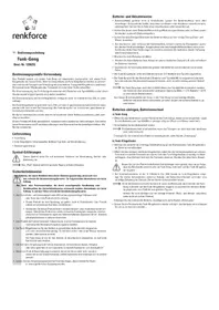 Notice Renkforce 1296292 Sonnette de portes