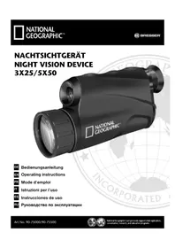 Notice National Geographic 3X25 Прибор ночного видения