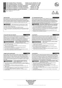 Notice IFM AC1257 Convertisseur DC/DC