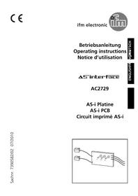 Notice IFM AC2729 Elektronische Platine