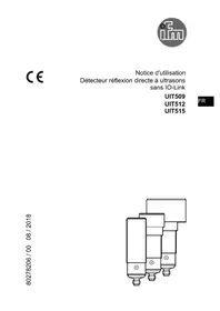 Notice IFM UIT515 Détecteur à ultrasons industriel
