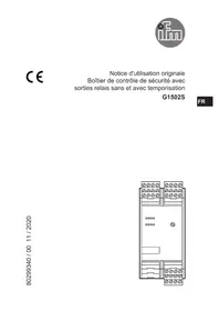 Notice IFM G1502S Boîtier de contrôle industriel