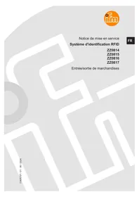 Notice IFM ZZ0815 Système RFID