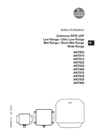 Notice IFM ANT960 Antenne RFID