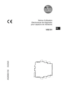Notice IFM VSE101 Appareil de diagnostic industriel