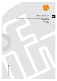 Notice IFM TP3232 Convertisseur électrique