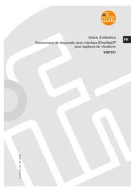 Notice IFM VSE151 Appareil de diagnostic industriel