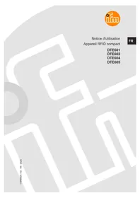 Notice IFM DTE601 Lecteur RFID