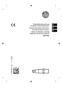 Notice IFM GG712S Inductive sensor