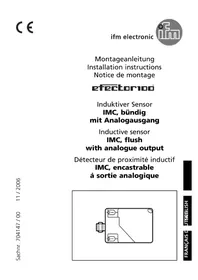 Notice IFM IM5140 Inductive sensor