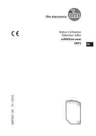 Notice IFM O6P309 Détecteur électronique