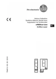 Notice IFM OJ5053 Capteur laser industriel