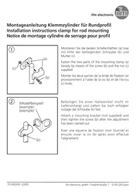 Notice IFM E21110 Accessoire de fixation industrielle