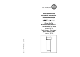 Notice IFM E43101 Capteur de niveau