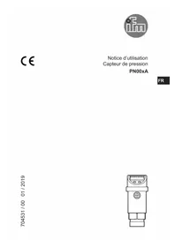 Notice IFM PN004A Датчик давления